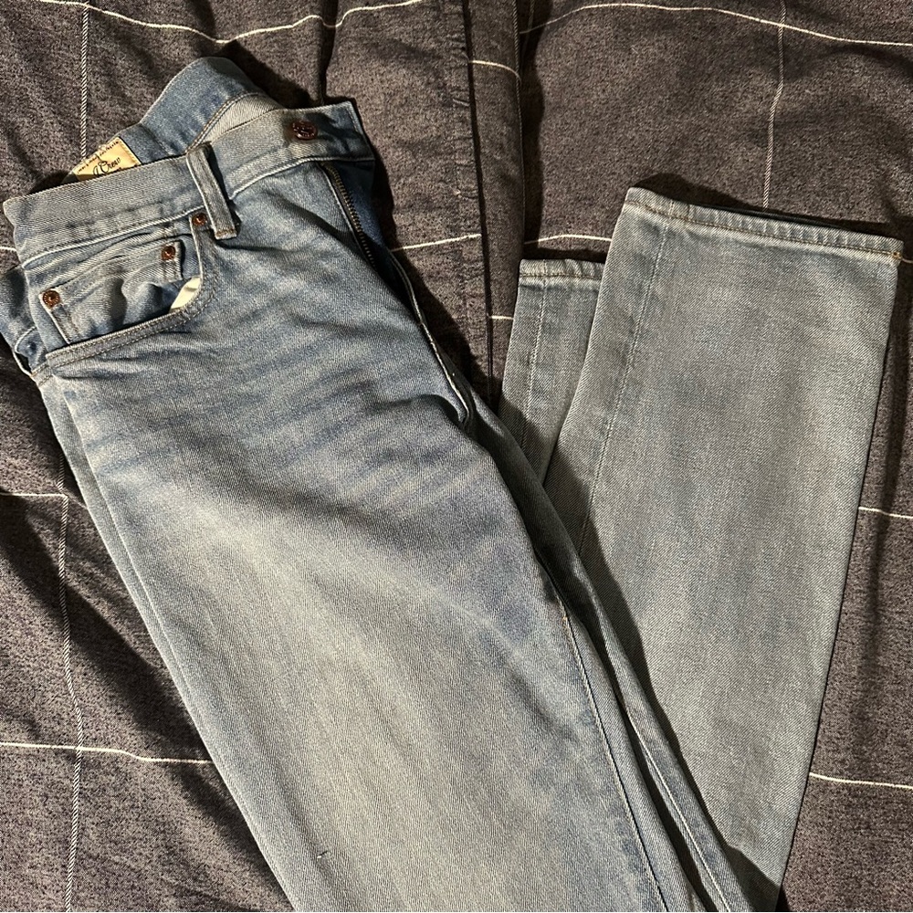 J.Crew Mens Light Wash 484 Slim Fit Jeans